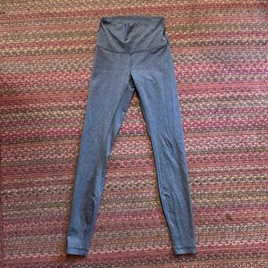 LULULEMON GREY WUNDER UNDER LUXTREME HIGH RISE TIGHTS LEGGINGS